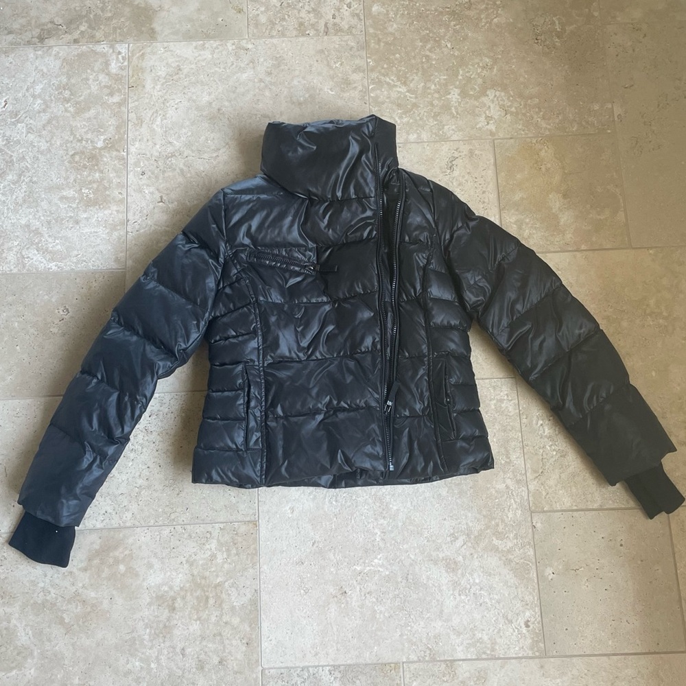 Andrew Marc: black youth puffer jacket